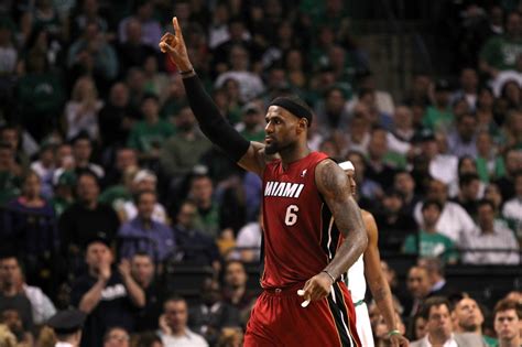 LeBron James 2012 ECF Game 6 at Celtics: 45 points (30 in 1st .